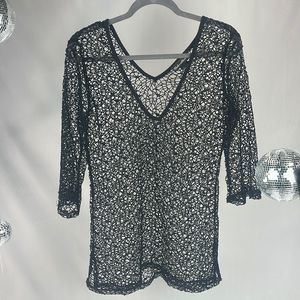 Mesh Bathing Suit Cover-up